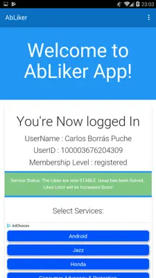 AbLiker android App screenshot 4